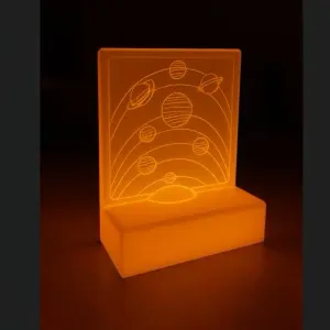 Glowing Solar System