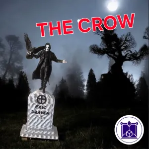 the crow 1994 standing on grave
