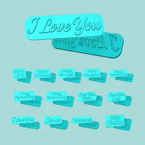 13 Phrases Molds Collection - Word - Maker Template