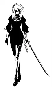 2B Nier Automata stencil