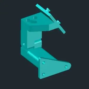 ENDER 3 V3 KE Pro screen base with three-axis adjustment .