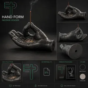 Hand Shape incense stick holder 02