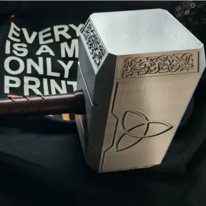 🗲 Full-Size Mjolnir 3-piece screw together (Thor's Hammer)