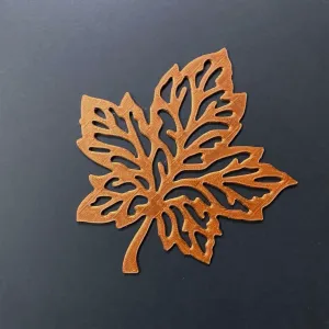 Autumn leaf like bronze