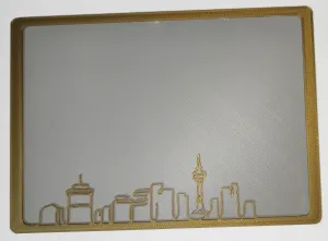 Thessaloniki Skyline Photo Frame (10x15cm) – Minimal 3D Mode