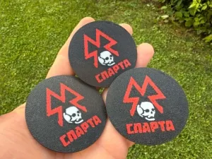 Patches, tokens Metro 2033 Spartan