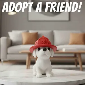 Mini Puppy Pal Flexi v1.01 With Fireman Hat