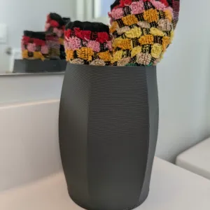 hexagonal shaped vase