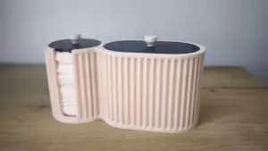 Cotton Pad and Swab Organizer