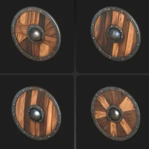 4X shield / Schild