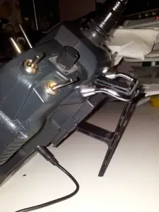Simple transmitter holder for Turnigy 9x / Eurgle / FlySky