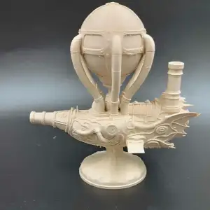 Dwarf Steampunk Battleship – D&D - RPG - Wargaming
