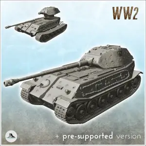 Panzer VI Tiger II VK 45.02 (P) - WW2 Flames war Bolt Action