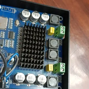 Stereo audio amplifier 2x120 W D-class on TPA3116 chip