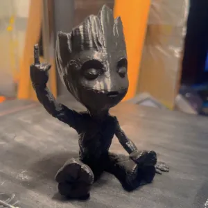 Groot Sticks The Finger