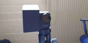 Action cam wind noise reduction for motorcycles or bikes