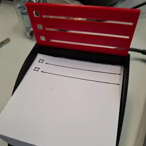 Printable To-Do list notepad box with line and checkbox