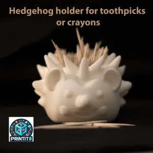 HEDGEHOG HOLDER FOR TOOTHPICKS OR CRAYONS