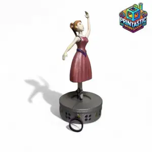 DANCING BALLERINA – SPINNING MECHANICAL TOY