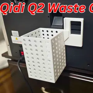 Qidi Q2 Bin Chute Catcher Removable