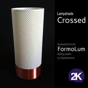 Lampshade CROSSED for the FormoLum system