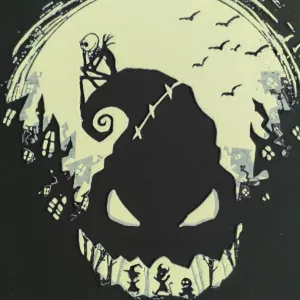 Hueforge Jack Skellington thinking