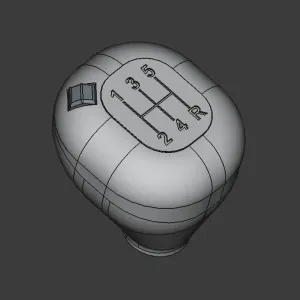 5 Speed Shit Knob With button