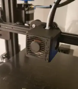 Creality Ender 3 v2 - Clean Shroud (40x20mm Fan & Stock 4010