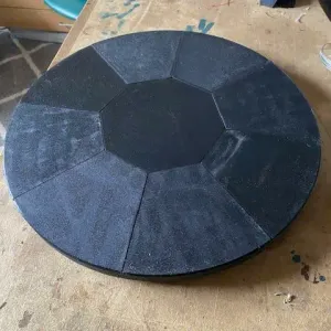 350mm Scanning plate, turntable, made of 9 sections