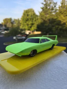 INPRIME R/C 1/32 SLOT CAR CHARGER DAYTONA and CHASSIS
