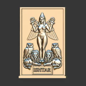 Relief ISHTAR - Desk decoration