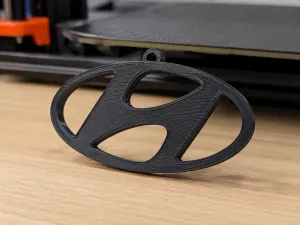 Llavero Logo Hyundai - Estilo Minimalista