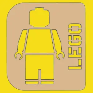 Lego Figure (Person) Stencil
