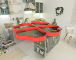 Cookie Cutter with 4 Hearts for the Mother’s Day