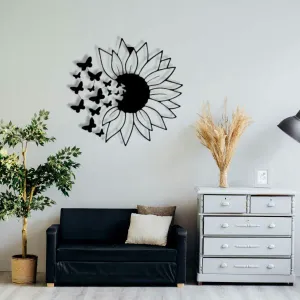 WallArt Flower Butterfly 003