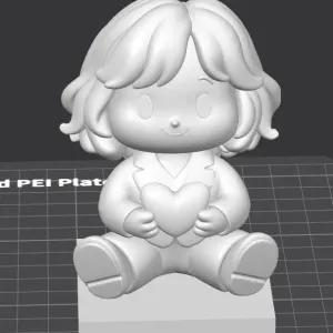 makernow boy cute with love heart
