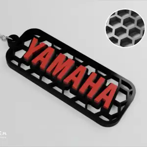 Yamaha honeycomb keychain