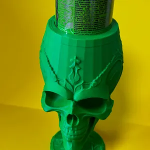 Skull beverage holder