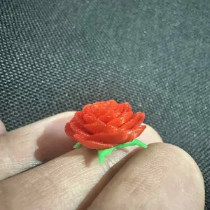 Tiny Blooming Rose Magical Fairy Garden Sprinkle Flower
