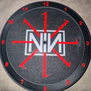nine inch nails clock