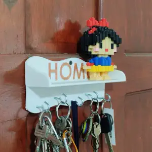 “HOME” Key Holder Pack (3 Versions: Tape, 1 Screw, 2 Screws)