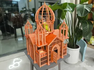 3D printing luxury church birdcage