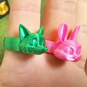 Zootopia Judy Nick Ring疯狂动物城朱迪尼克戒指