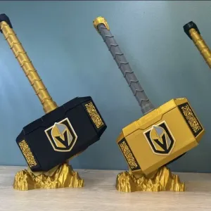 vegas golden knights Thor hammer