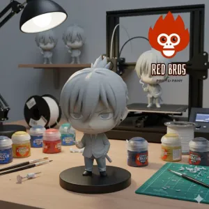 Aki Hayakawa Chibi - Chainsaw Man (Fan Art 3D Imprimible)