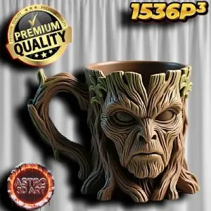 Tree Wood Mug ❤️