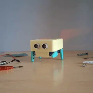 modelo 3d de perro robot