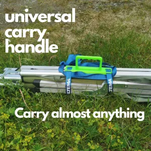 Adjustable Strap-On Carry Handle for Bundled Items & Gear