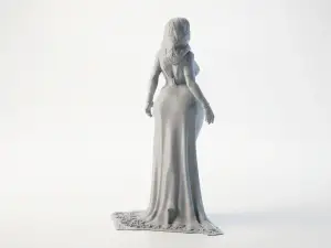 Elegant Female Figurine Statue 3D Printable