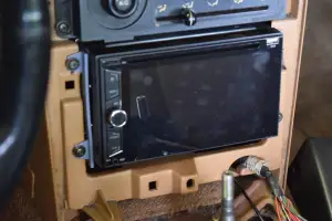 Na Miata double din radio mount